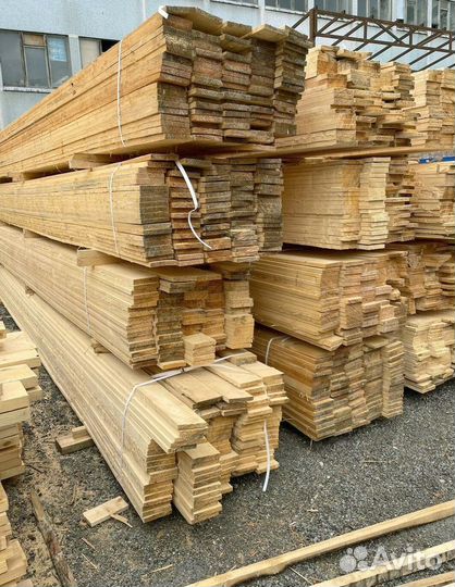 Доска обрезная 25х100х6000мм