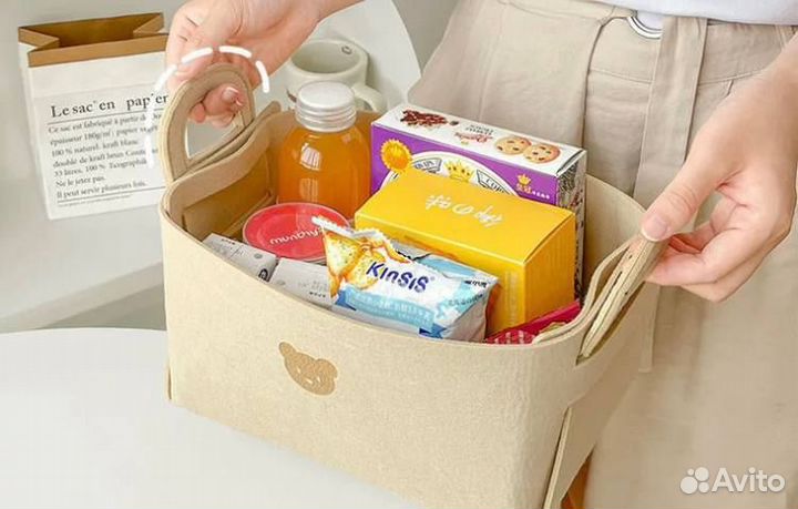 Войлочная корзина (новая) для хранения вещей