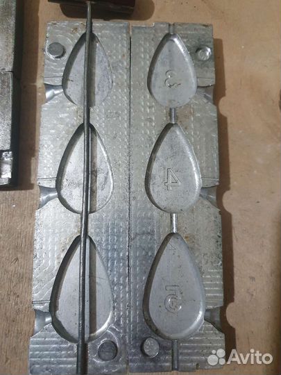 Формы для литья грузил