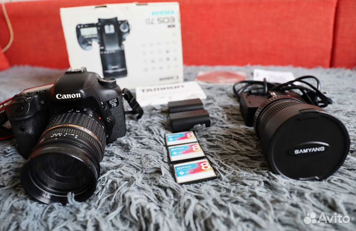 Фотоаппарат Canon eos 7D + объективы