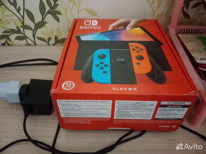 Nintendo switch oled прошитая ultra 60гб + 500гб