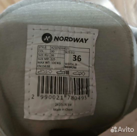 Коньки Nordway Sofia 36 разм