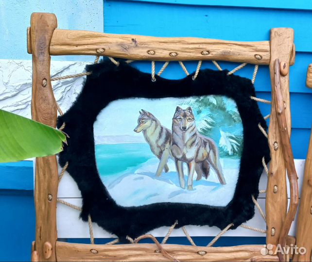 Картина на шкуре