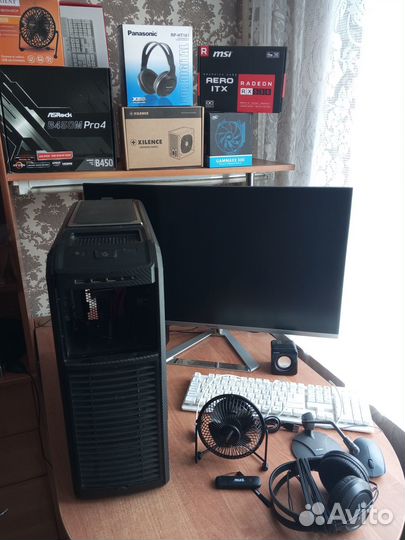 CPU AMD 3.9Ghz/озу 16Gb/Radeon 4Gb/nvme 240Gb+1Tb