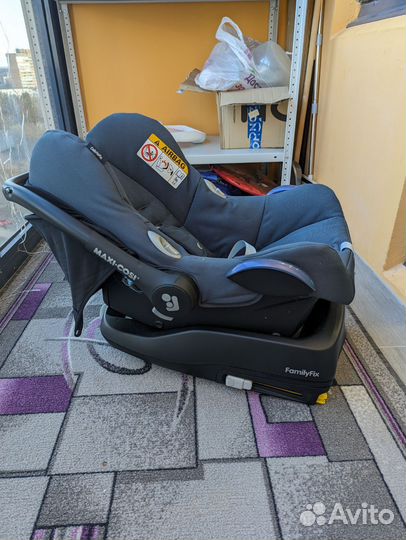 Автолюлька maxi cosi с базой isofix