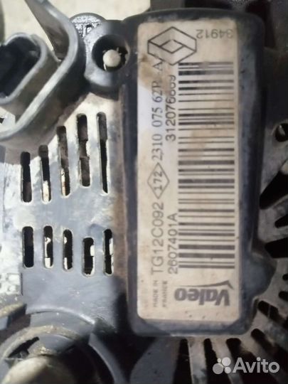 Генератор Renault Duster 2.0