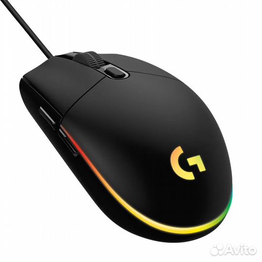 Игровая мышь проводная Logitech G102 lightsync, че