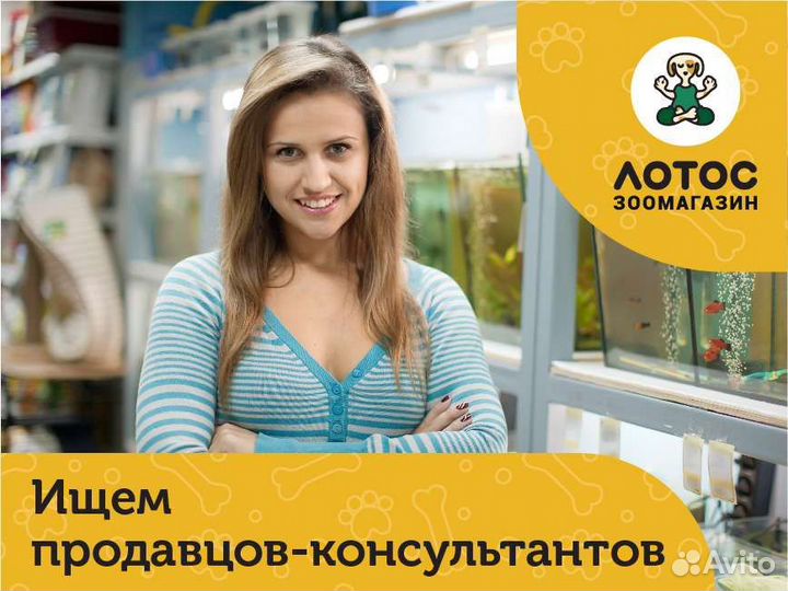Продавец-консультант в Зоомагазин