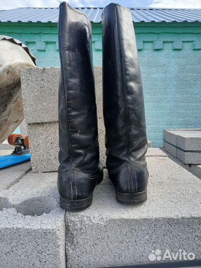 Сапоги офицерские хромовые