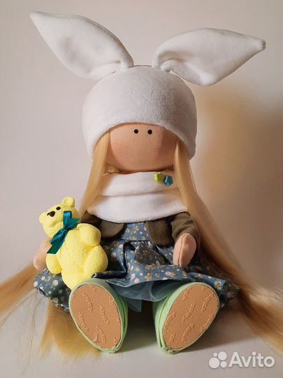 Текстильная интерьерная кукла