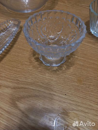 Салатник стекло СССР бу