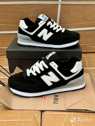 Кроссовки New balance мужские черные зимние 43 раз