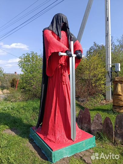 Садовый фонарь. Фигура. Скульптура. Статуя.Хеллуин