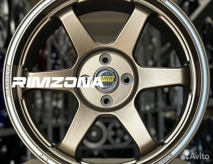 Литые диски rays R17 4x100 srt. НДС