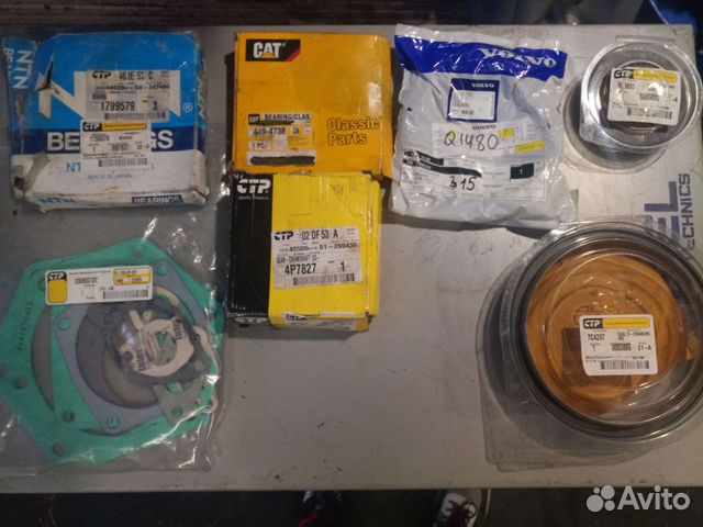 Запчасти Cat, Volvo