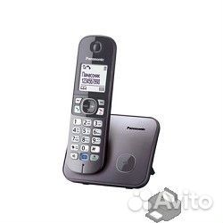 Panasonic KX-TG6811RUM (серебристый) Беспроводной