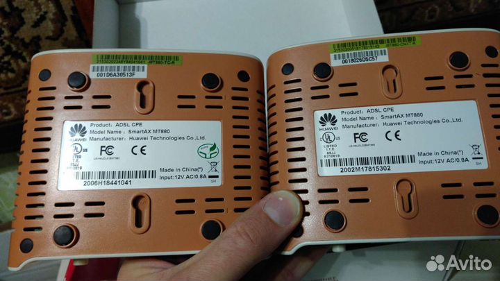 Модемы Huwei SmartAX MT880, рабочий+2 нерабочих