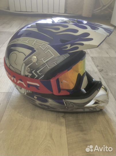 Шлем мотокросс