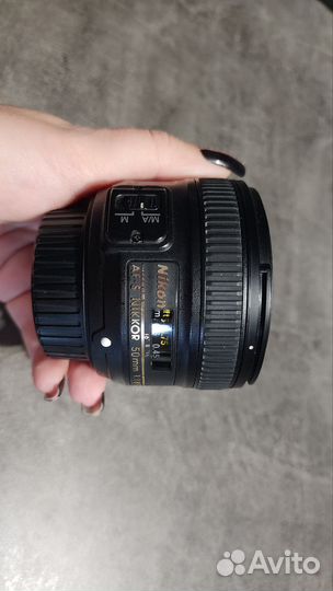 Объектив nikon 50mm 1.8