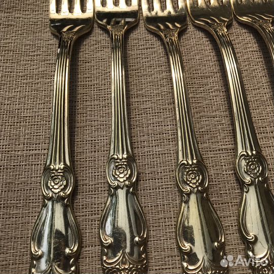 Набор столовых приборов мельхиор СССР