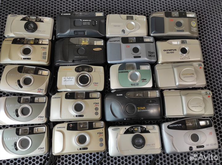 Пленочный фотоаппараты Samsung Olympus на запчасти