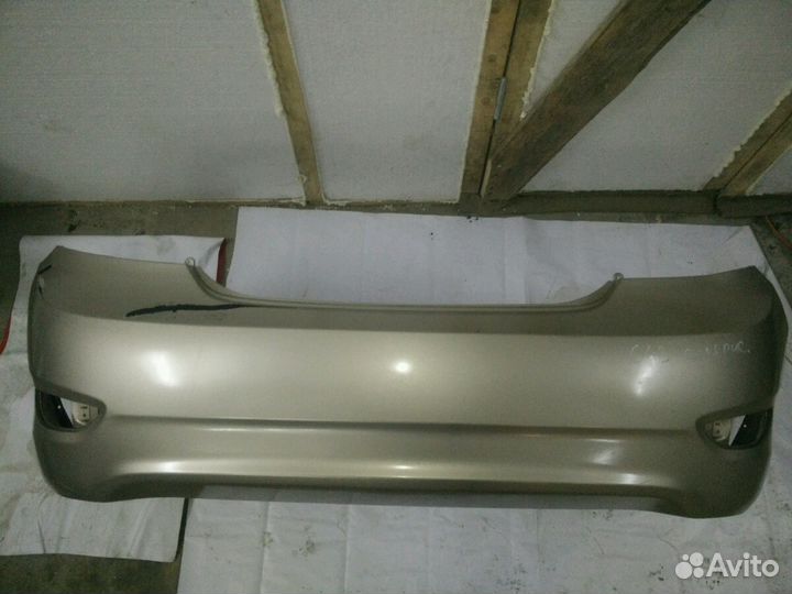 Бампер задний хендай солярис