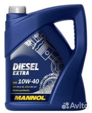 Моторное масло Mannol 7504 Diesel Extra 10W-40 пол