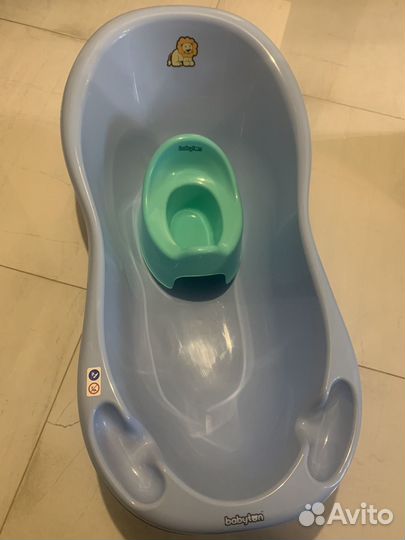 Ванночка для купания и горшок в подарок