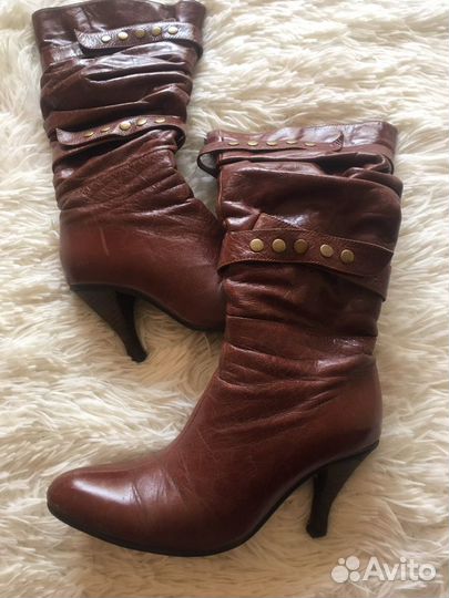 Сапоги натуральная кожа