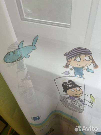 Комплект Шторы и тюль в детскую комнату