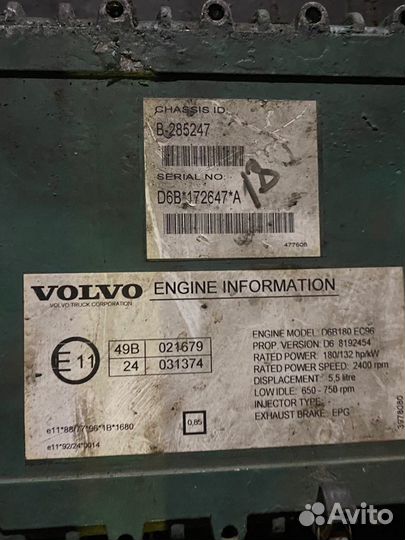 Блок двигателя D6B