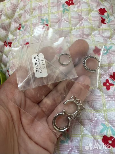 Новые сережки для пирсинга