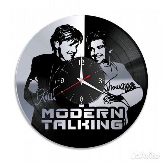 Modern Talking, серебро №3 часы из винила