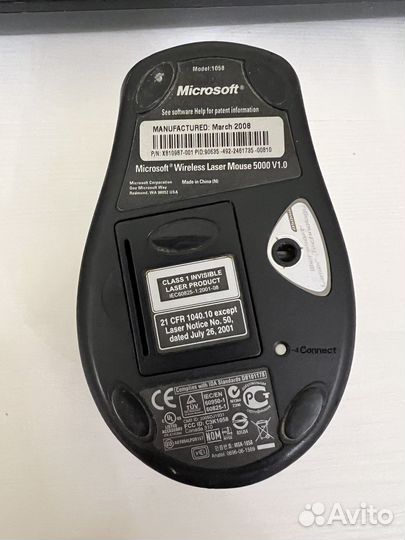 Беспроводная клавиатура, мышь и ресивер