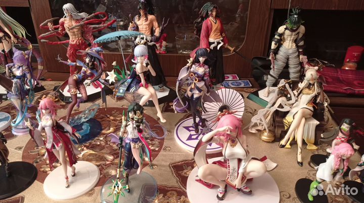 Аниме фигурки Геншин и Клинок рассекающий демонов