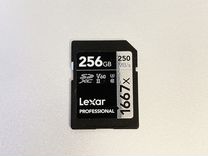 Lexar Professional SD 256GB 1667x UHS-II U3 V60