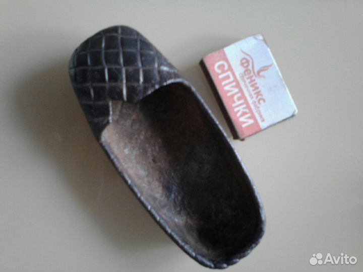 Пепельница чугунная лапоть. Касли. литье