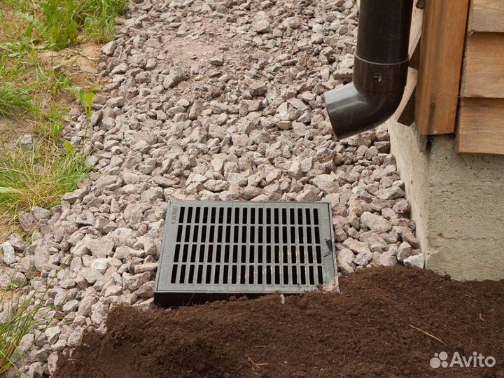 Аквасток, водосток, лотки, решетки, приемники