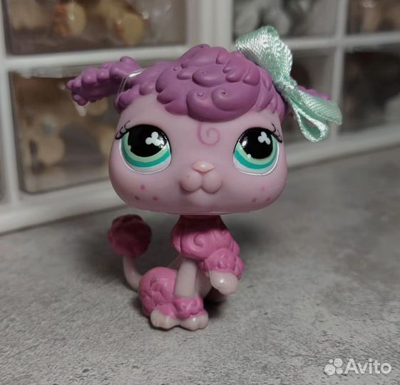Littlest pet shop lps лпс пудель собака