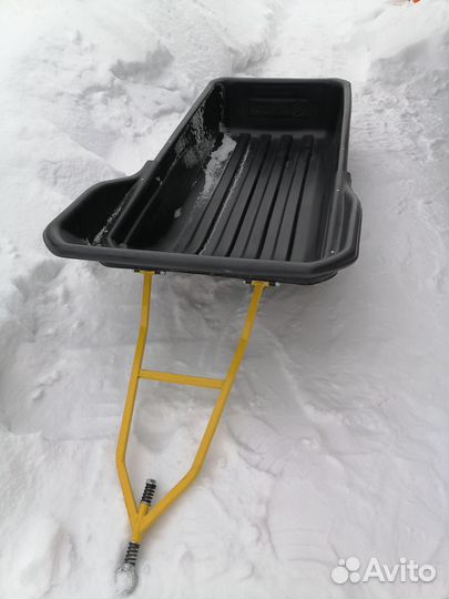 Сани-волокуши с обвязкой и отбойником