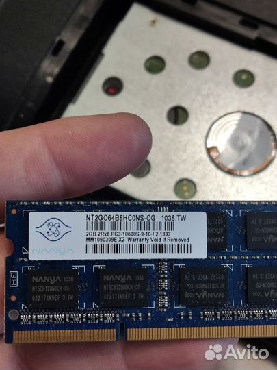 Оперативная память ноутбука ddr3 2 gb