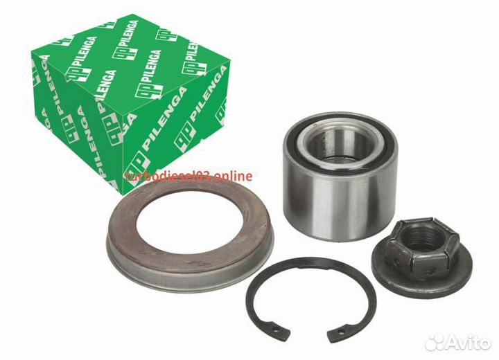 Подшипник ступицы без ABS зад, прав, лев PWP0057 pilenga