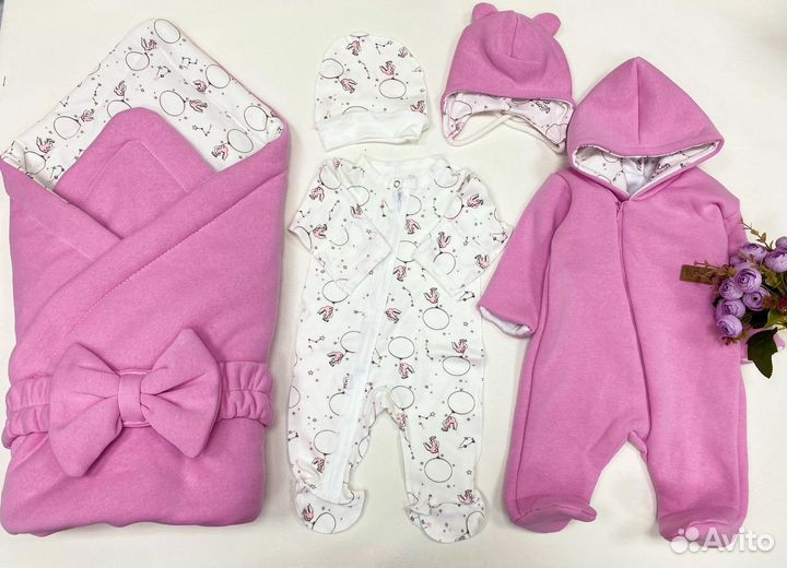 Конверт одеяло на выписку весна осень