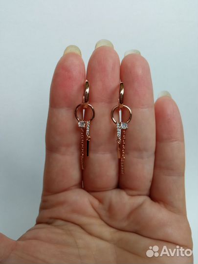 Серьги, кулон