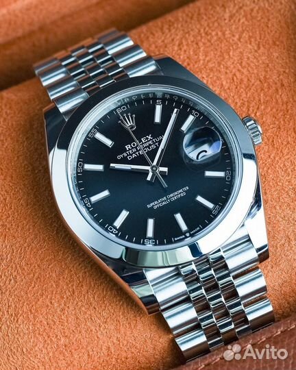 Часы rolex datejust 41mm гладкий безель