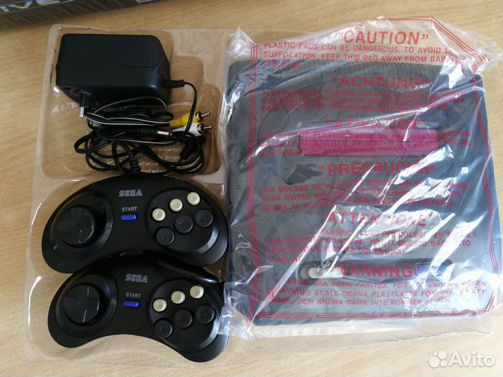 Sega (Сега), 368 встроенных игр, 2 джойстика.Новая
