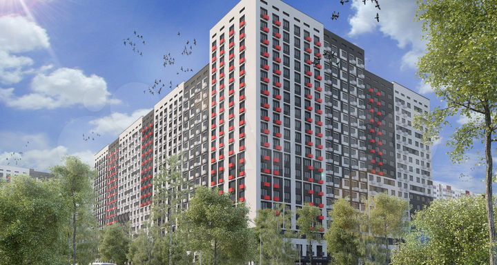 2-к. квартира, 58,1 м², 17/20 эт.