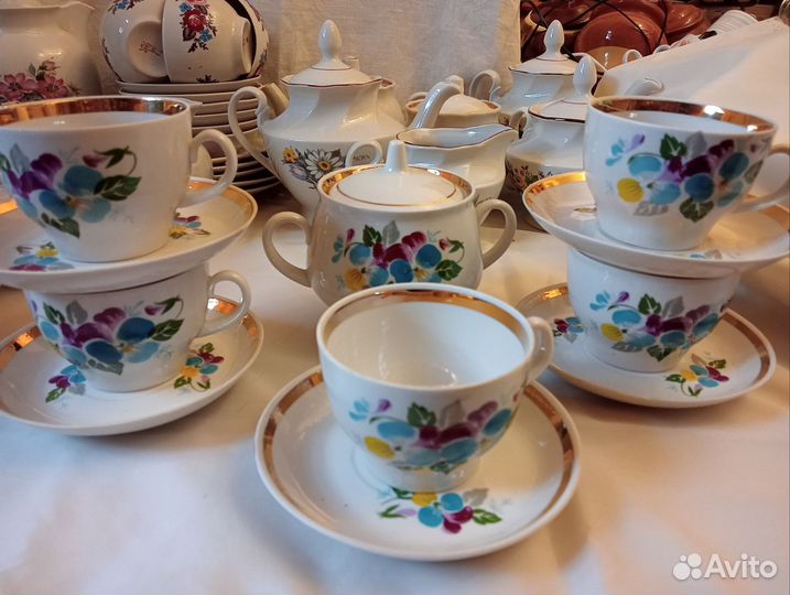 Сервиз чайный, кофейный СССР