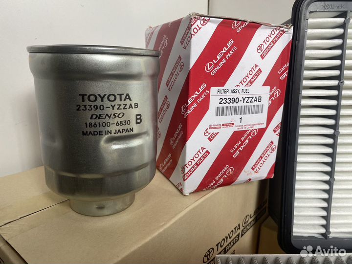 Комлект фильтров Toyota LC Prado 2.8D с топливным
