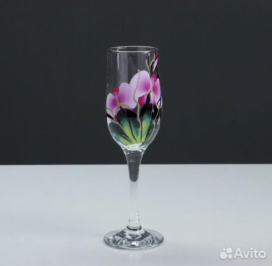 Бокалы, графин и рюмки новый набор